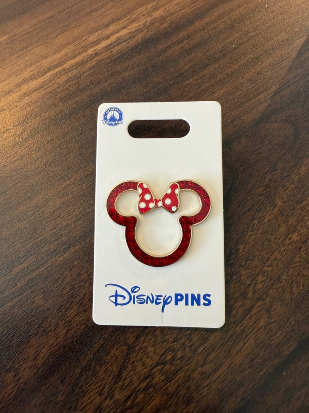 Disney 2024 Minnie Mouse Outline Enamel Pin